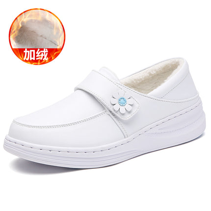 Nurse Shoes Women's Hole-In-The-Wall Soft Sole Breathable Non-Tiring Feet Hollow Summer Sandals Thick-Soled Air Cushion Medical Shoes