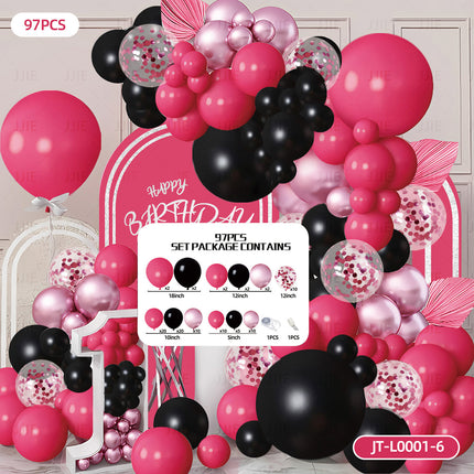 Balloon Chain Arch Set Scene Layout High-End Atmosphere Opening Birthday Party Decorations Anniversary Package