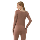 AB seamless suit-female Khaki / M