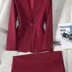 8520 red suit + pants 100% polyester fiber / 4 XL