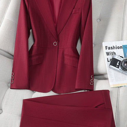 New Orange Professional Small Suit Jacket High-grade Suit suit Suit Spring and Autumn Short Skirt Small Hugh