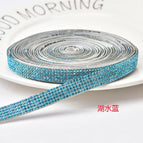 2 rows of diamonds 0.4cm / Lake blue