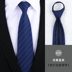 8cm elegant blue zipper