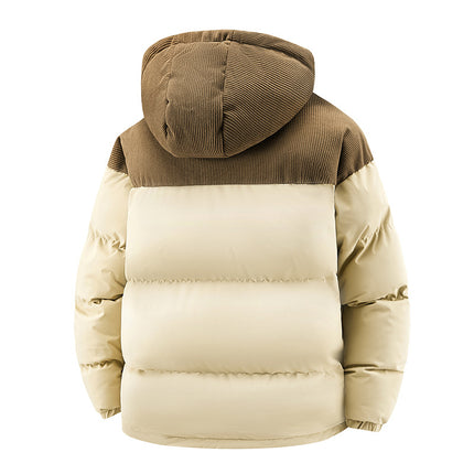 Cross-Border Large Size Hot-Selling Hooded Removable Couple High-Quality Cotton Clothing Autumn and Winter Thickened Cotton Windproof and Warm Cotton Clothing