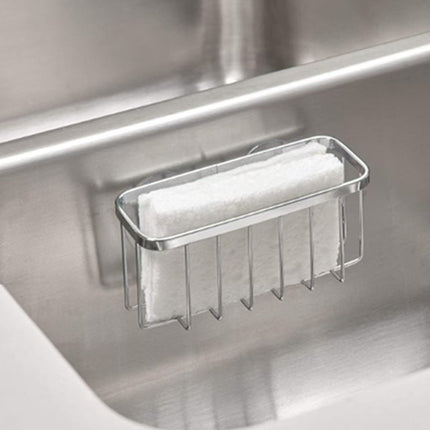 Kitchen Bathroom Suction Cup Storage Rack Creative Metal Storage Rack Cleaning Sponge Storage Rack Tissue Rack Iron