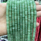 2x6mm (about 150 pieces) / Green aventurine