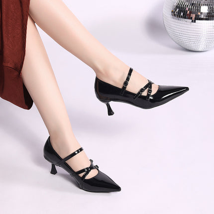 Niche French Fashion High-Heeled Shoes, Toe-Cap Sandals, Fairy Shoes, 2025 New Spring and Summer Elegant Lady Shoes