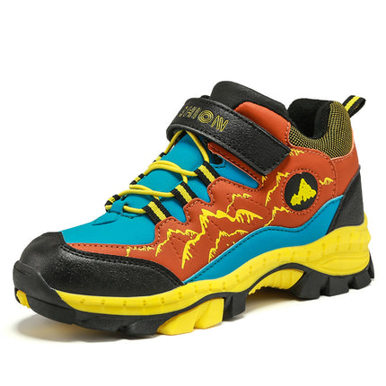 Cross-border plus size winter new round head high-top youth sports leisure fashion cotton snow outdoor hiking shoes
