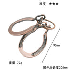 Horseshoe lock-alloy