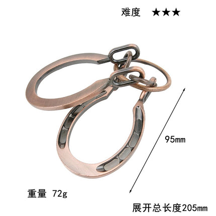 puzzle zinc alloy unlock Kong Ming lock magic alloy educational toys nine-chain intelligence unlock buckle full set