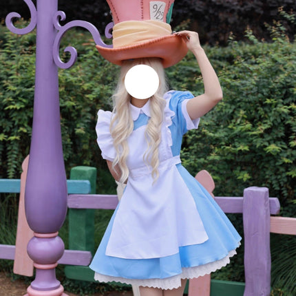 Princess Alice on the Run Blue Dress Maid Costume Maid Costume Halloween Costume French Sweet Age Reduction