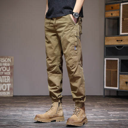 American Functional Sports Outdoor Leggings Summer Thin Loose Training Versatile Elastic Waist Harem Casual Pants Trendy