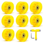 Sequin yellow non-flashing wheel 8 multi-function wrench
