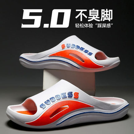 Thick-Soled Slippers for Men, Non-Slip, Summer Outer Wear, New Style, Bathroom, Home, Indoor Sports, Outdoor Beach, Men