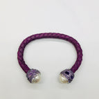 Purple blue bracelet
