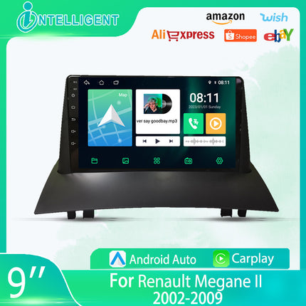 Suitable for Renault Megane 2 02-09 car GPS Android navigator Bluetooth reversing image playback