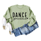Olive Green Sweater (Black Font) / S