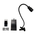 Black uv white light 5w clip pedal european standard