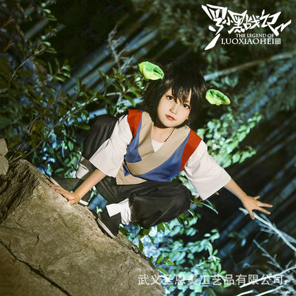 Luo Xiaohei Battle notes cos clothing anime cosplay clothing children's suit unlimited wig shoes full set ancient style men's shoes