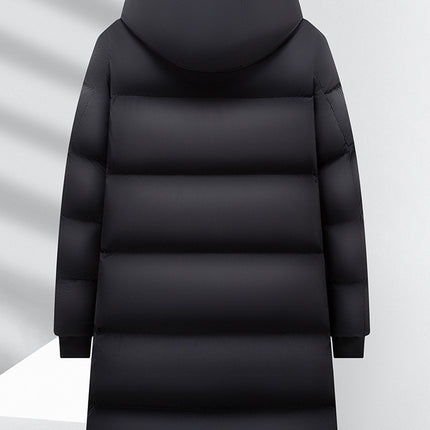 High-end New Black Gold Very Cold High-filled Down Jacket Men's Long Thickened Winter Thickened Warm Cold-proof Down Jacket