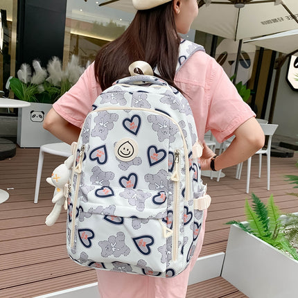 Student Schoolbag Japanese Style Simple Korean Style Backpack for Middle School Students and College Students Girls Cute Casual All-match Backpack