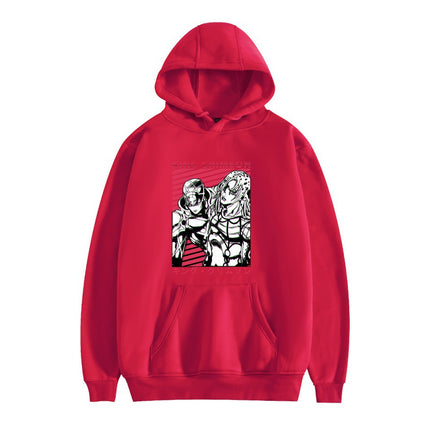 New Hot Hoodie JOJO's Wonderful Adventure Popular Printed Casual Men's and Women's Cross-border Trendy Sweater