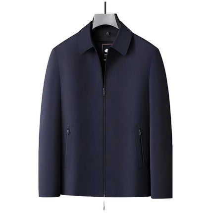 New Autumn and Winter Men's down Jacket Business Casual Executive Workwear Jacket with Detachable down Liner and Lapel