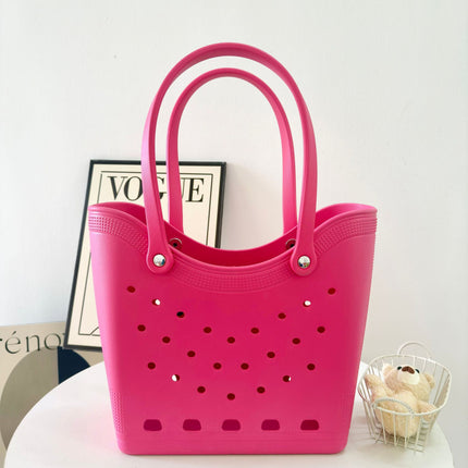 EVA Hole Bag 2025 Cross-border New Fashion Seaside Waterproof Beach Bag Large Capacity Tote Bag Single Shoulder Bag