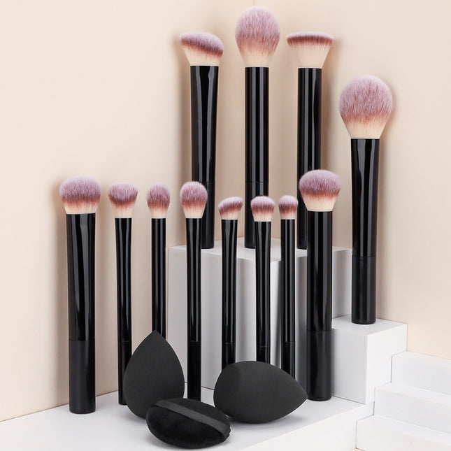 12 makeup brushes 8 makeup brushes 7 long tube makeup suit single brush powder brush eyebrow brush eye shadow brush