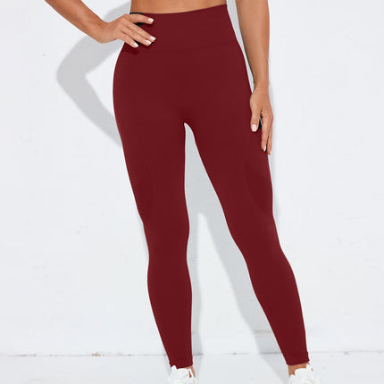Amazon High Waist Hip Peach Hip Fitness Pants Women's Running Pants Riding Pants Bicycle Naked Yoga Pants Women