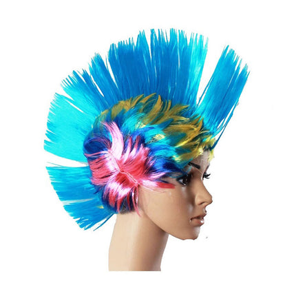 Masquerade Party Wigs Creative Entertainment Crowns Color Crowns Wigs Performance Non-mainstream Headgear Props