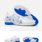 X2403 white and blue short nails / 33