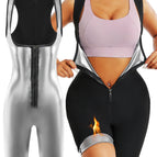 Silver painted vest jumpsuit / S
