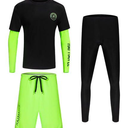 2024 New Swimsuit Split Long-Sleeved Trousers Suit Quick-Drying Wetsuit Surfing Sun Protection Clothing Conservative Jellyfish Suit