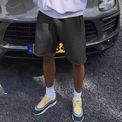 Heavy KANYE YZY Kanye Same Style American Style Fashion Brand Summer High Street Shorts Men's Casual Sports Pants