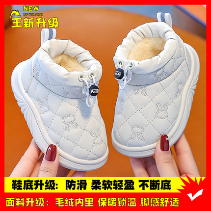 Children's Cotton Slippers Autumn and Winter Boys' Cartoon Dolphin Household Indoor Anti-Slip Slippers for Kids and Babies and Girls