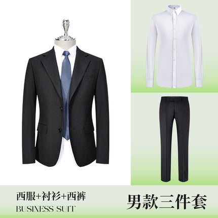 Senior sense 4S store hotel manager interview formal wear high-end suit men's and women's work clothes professional suit wholesale