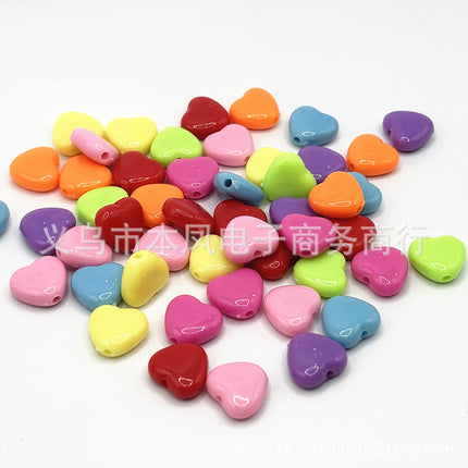 solid color color beads diy bracelet string loose beads material children beaded handmade keychain jewelry accessories