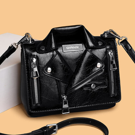 Cross-Border Personalized Clothing Bags for Women 2025 New European and American Fashion Rivet Bags Single Shoulder Crossbody Small Square Bag Trendy
