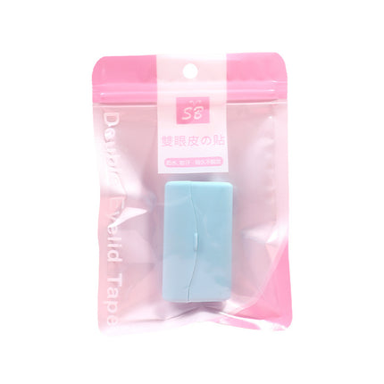 Shu Xiuyan New Flip Cover Four Small Grace Pattern Double Eyelid Sticker Self-adhesive Non-marking Invisible Beauty Sticker with Fork for Women