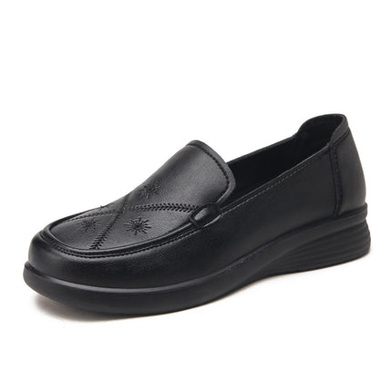 Mom's Shoes with Soft Soles, Comfortable New Style for Middle-Aged and Elderly Women, Flat Non-Slip Shoes for Spring and Autumn 2026