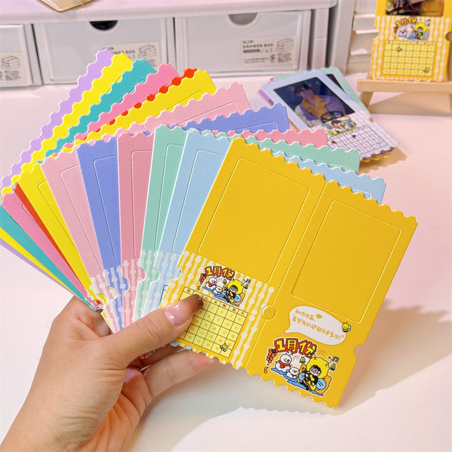 Ten diligent days around ins clip ticket box calendar 2025 calendar light and shadow photo reversal film calendar