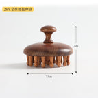[golden sandalwood] 28-tooth disc massage comb 1 pack