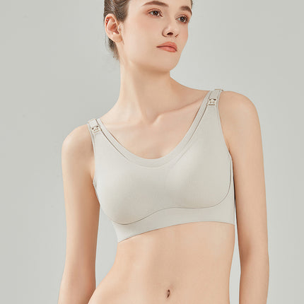 Breastfeeding Bra plus size New Anti-rising Milk High-elastic Parm Anti-sagging Pregnant Women Breastfeeding Underwear Pregnant Women's Bra