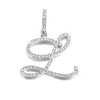 Silver single letter L