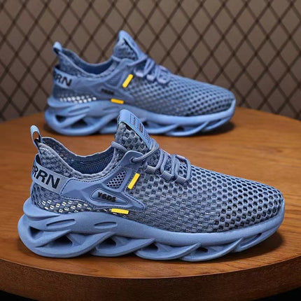 Autumn New Cross-Border Mesh Men's Sneakers, Lightweight Breathable Low-Top Casual Shoes, Water Shoes