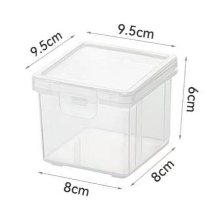 Zt8118 Large-Capacity Plastic Nail Storage Box, Wearable Nail Storage Transparent Display Box, Nail Piece Storage Box