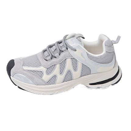 Dad Shoes for Women 2025 New Mesh Breathable Jogging Shoes Thick Sole Heightening Casual Sports Shoes