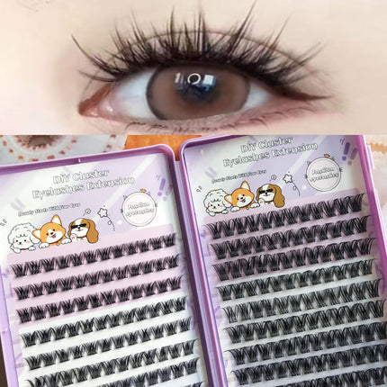 DIY Self-Grafting Set 20 Rows Mj89 Amazon European and American Thick Hot Style New Single Cluster Cross-Border False Eyelashes