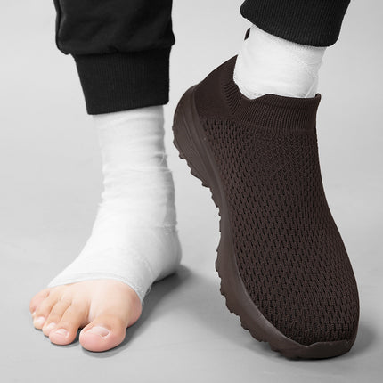 Cross-border New Men's Shoes Flying Weaving sneaker Shoes plus size Casual Shoes Socks Shoes Wide-toe Shoes Casual Shoes Adult